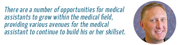 Duane Rough, Certified Medical Assistant and Instructor to Medical Assistant Students